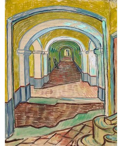 Vincent van Gogh, Korridor in der Heilanstalt. 1889