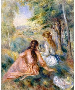 Pierre-Auguste Renoir, Auf der Wiese. 1888-92
