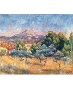 Pierre-Auguste Renoir, Der Mont Sainte-Victoire. Um 1888-89