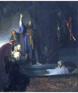 Rembrandt van Rijn, Die Auferweckung des Lazarus. Um 1630-32
