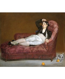 Édouard Manet, Liegende junge Frau in spanischem Kostüm. 1862-63