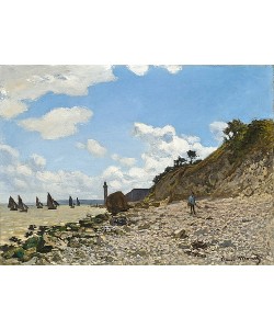 Claude Monet, Der Strand von Honfleur. 1864-66