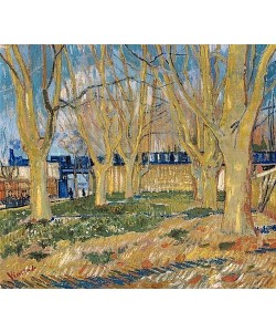 Vincent van Gogh, Das Viadukt in Arles. Der blaue Zug. 1888.