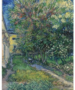 Vincent van Gogh, Der Garten der Heilanstalt in Saint-Rémy. 1889
