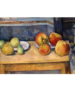 Paul Cézanne, Stillleben mit Äpfeln und Birnen. Um 1891-92