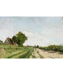 Otto Modersohn, Weg nach Münster. 1887