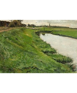 Otto Modersohn, Die Aa bei Mecklenbeck. 1888