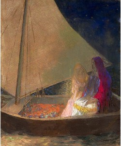 Odilon Redon, Die Bark. Um 1902