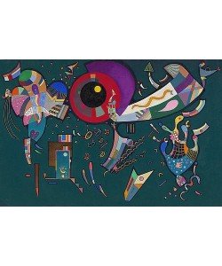 Wassily Kandinsky, Rund um den Kreis (Autour du cercle). 1940