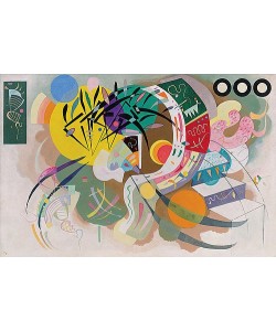 Wassily Kandinsky, Dominante Kurve (Courbe dominante). 1936