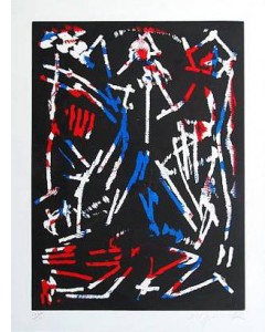 Penck A.R. Mul, Bul, Dang Sentimentality (30) (Holzdruck, handsigniert, nummeriert)