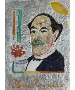 Franz Marc, Bildnis Henri Rousseau. 1911