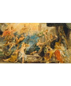 Peter Paul Rubens, Medici-Zyklus: Apotheose Heinrichs IV. und Proklamation der Regentschaft 1610.