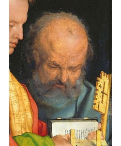 Albrecht Dürer, Der hl. Petrus. (Detail der linken Tafel der 'Vier Apostel')