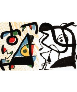 Miro Joan Engravings II (Holzdruck, unsigniert)