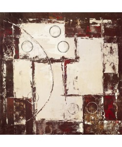 David Sedalia, CIRCLES ON BROWN-BEIGE I