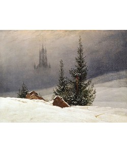 Caspar David Friedrich, Winterlandschaft mit Kirche. 1811