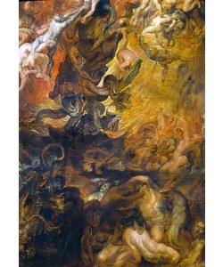 Peter Paul Rubens, Höllensturz der Verdammten. Detail mitte rechts.