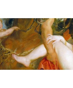 Peter Paul Rubens, Detail aus dem Gemälde Raub der Töchter des Leukippos.