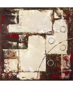 David Sedalia, CIRCLES ON BROWN-BEIGE II