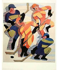 ERNST LUDWIG KIRCHNER, Hockey Players (Offset)