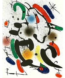 Miro Joan Volume 1 Blatt 6 (Tanz) (Lithog.Buchauflage)