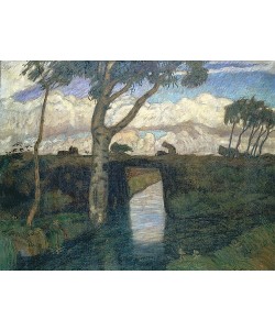 Otto Modersohn, Sturm im Teufelsmoor. 1900.