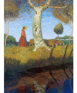 Otto Modersohn, Sonniger Herbsttag. Um 1898.