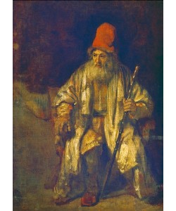 Rembrandt van Rijn (Nachfolge), Der Alte mit der roten Mütze. (o.J.)