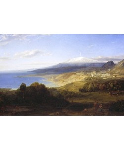 Carl Rottmann, Taormina mit dem Aetna. 1828/1829.