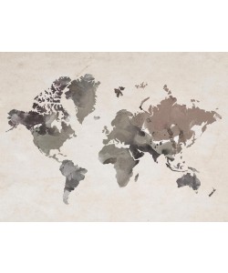 Victoria Brown, WATERCOLOR MAP II