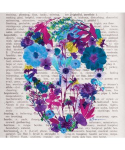 Victoria Brown, COLORFUL SKULL II