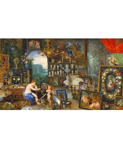 JAN BRUEGHEL DER ÄLTERE, Allegorie des Sehens. (Ausgeführt mit Peter Paul Rubens). 1617