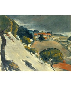 Paul Cézanne, Erster Schnee bei l'Estaque. 1870.