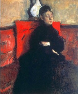 Edgar Degas, Portrait der Herzogin von Montejasi-Cicerale, der Tante des Künstlers. Um 1868