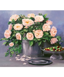 Karin v.d. Valk, BLUMEN UND ÄPFEL II