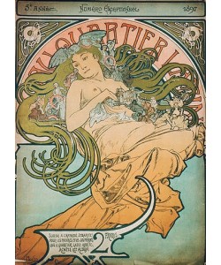 Alfons Maria Mucha, Umschlag für Au Quartier Latin Sonder- nummer 1897.