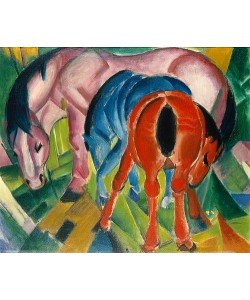 Franz Marc, Stute mit Fohlen. 1912