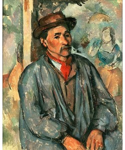 Paul Cézanne, Bauer in blauer Bluse. 1895/97
