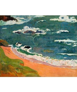 Paul Gauguin, Strand bei Le Pouldu. 1889
