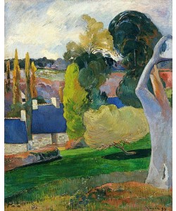 Paul Gauguin, Bauernhof in der Bretagne. 1894.