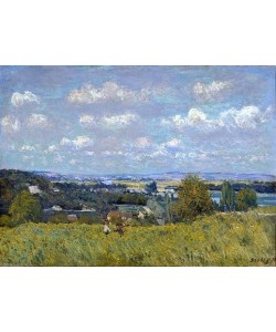 Alfred Sisley, La Combe de la Seine a Saint-Cloud.1876.