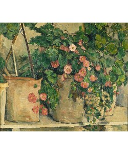 Paul Cézanne, Stilleben mit Petunien. Um 1885