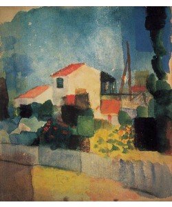 Macke August Helles Haus I (1914) (Grano-L)