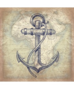 Jace Grey, NAUTICAL BEIGE ANCHOR