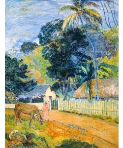 Paul Gauguin, Landschaft auf Tahiti. 1899.