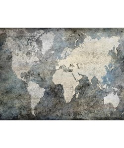 Jane Fox, WORLD MAP GRAY