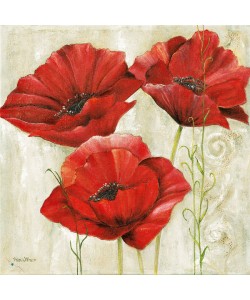 Anna Field, THREE RED POPPIES II