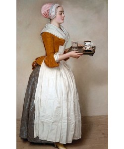 Jean-Étienne Liotard, Das Schokoladenmädchen. Um 1744/45