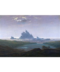 Caspar David Friedrich, Felsenriff am Meeresstrand. 1824.